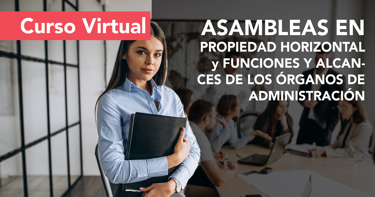 curso asambleas en propiedad horizontal
