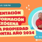 Presentación información exógena de la propiedad horizontal año 2024