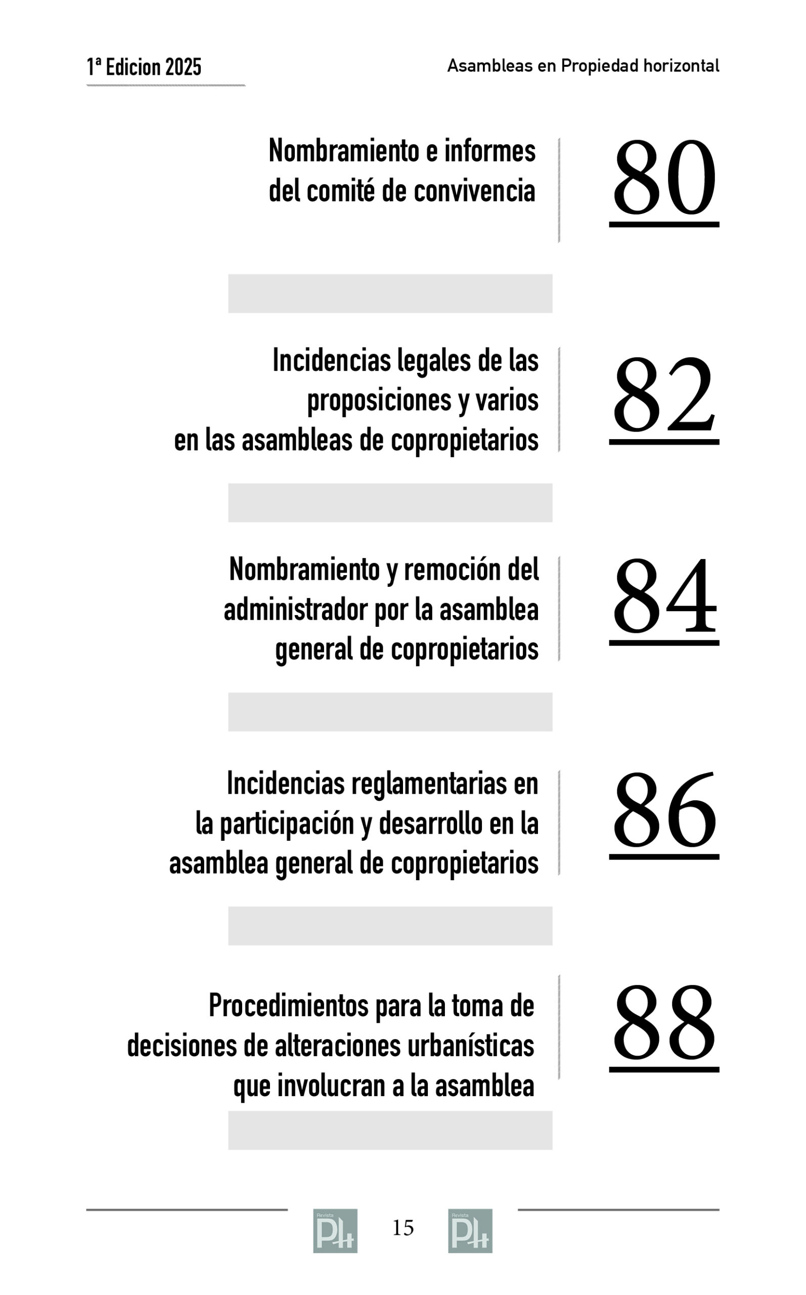 INDICE libro Asambleas en Propiedad horizontal7