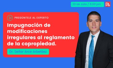 Impugnación de modificaciones irregulares al reglamento de la copropiedad