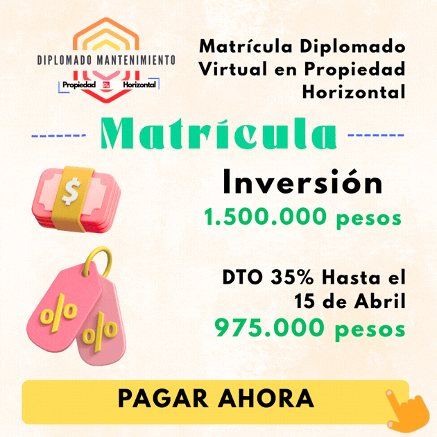 pago y DTO diplomado ph mantenimiento 2026