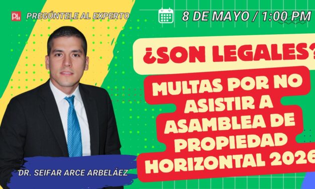 Multas por no asistir a asamblea de propiedad horizontal 2026: ¿Son legales?
